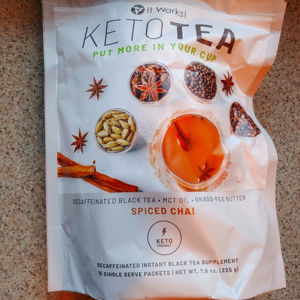 IT WORKS brand KETO CHAI TEA 15 SERVINGS